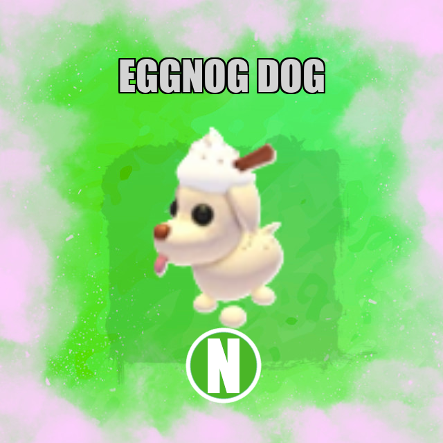 Eggnog Dog NEON Adopt Me