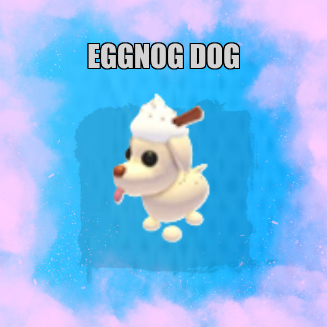 Eggnog Dog NO POTION Adopt Me