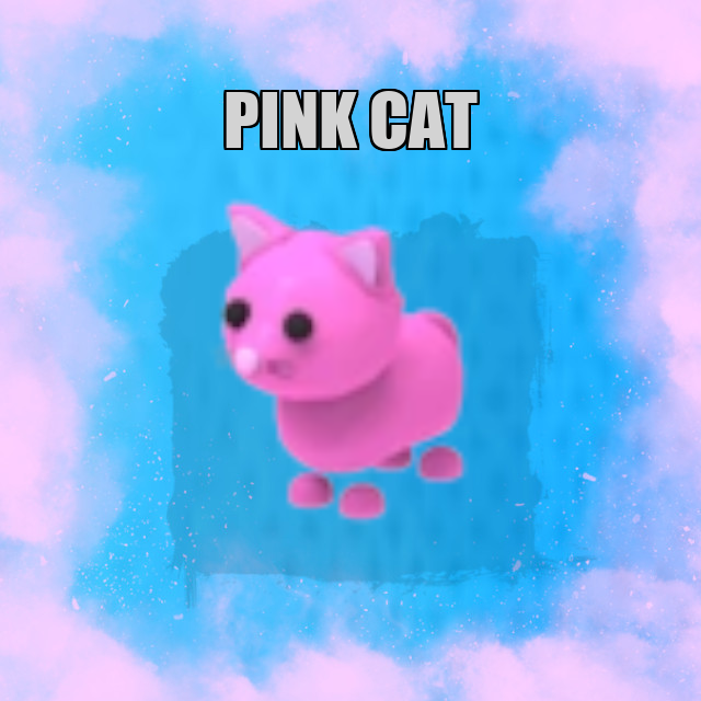 Pink Cat NO POTION Adopt Me