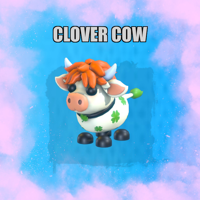 Clover Cow NO POTION Adopt Me