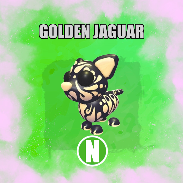 Golden Jaguar NEON Adopt Me