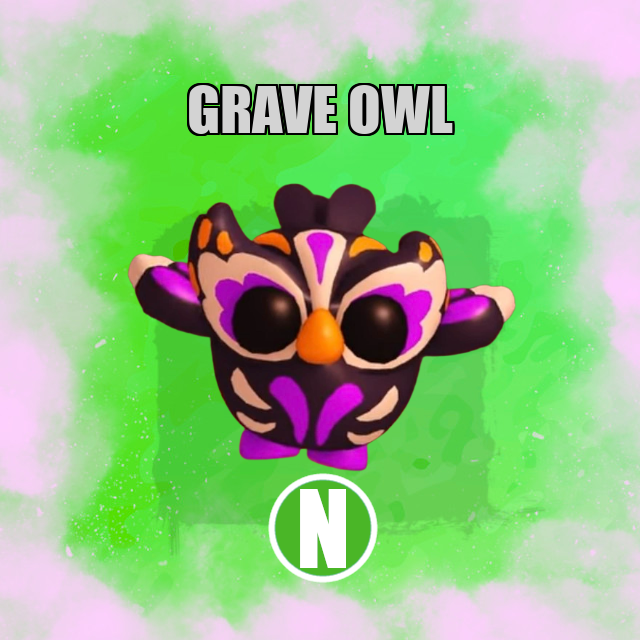 Grave Owl NEON Adopt Me