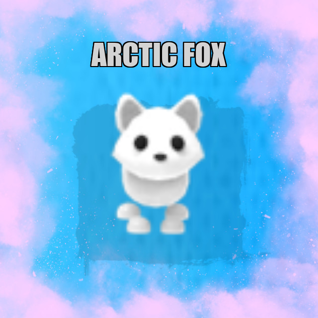 Arctic Fox NO POTION Adopt Me Artic Fox