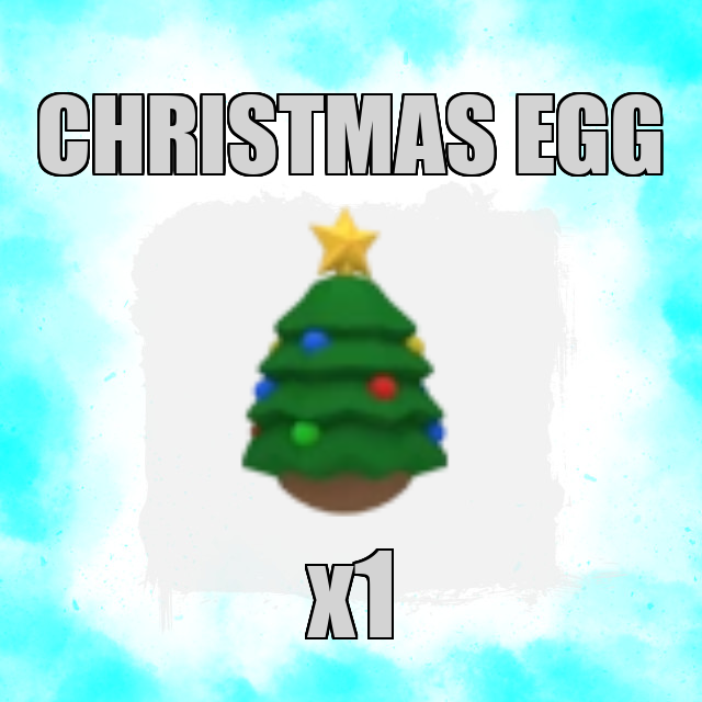 Christmas Egg x1 Adopt Me