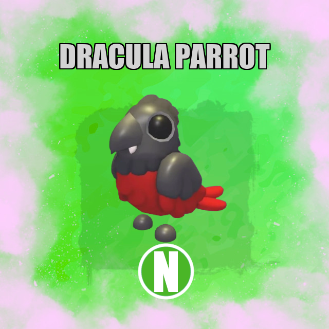 Dracula Parrot NEON Adopt Me