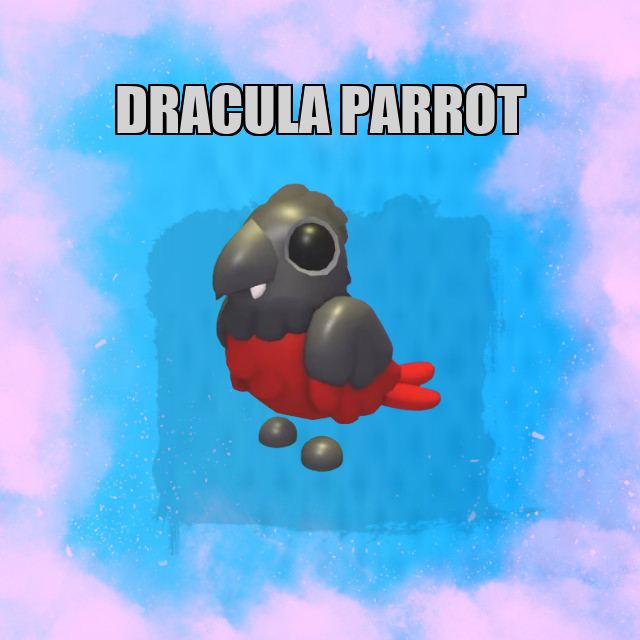 Dracula Parrot NO POTION Adopt Me