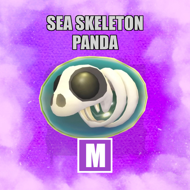 Sea Skeleton Panda MEGA Adopt Me