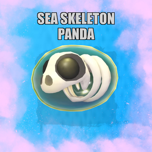 Sea Skeleton Panda NO POTION Adopt Me