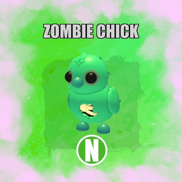 Zombie Chick NEON Adopt Me