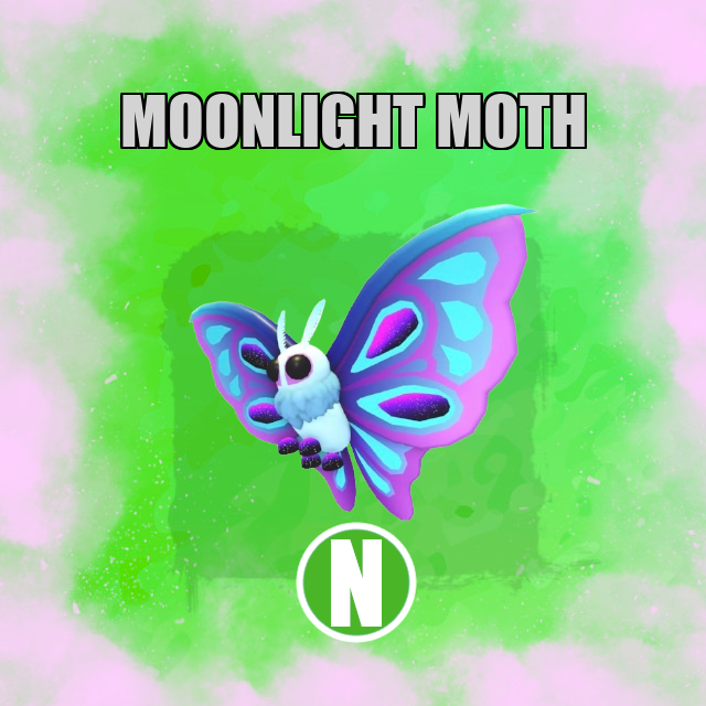 Moonlight Moth NEON Adopt Me